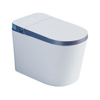 2024 Luxury Electric Intelligent One Piece Closestool Wc Toilet Bowl Automatic Flush White Smart Bidet Toilet