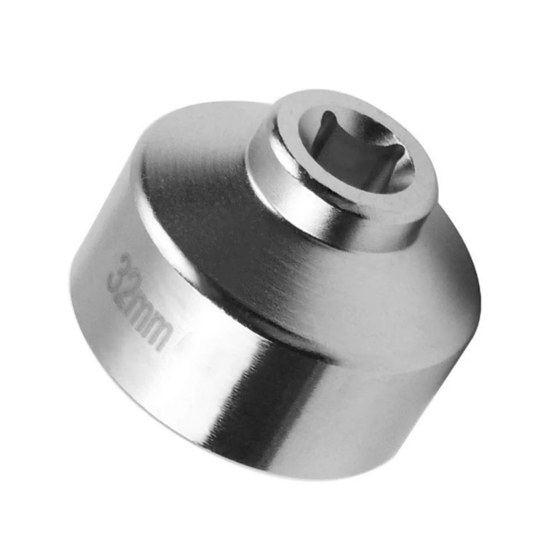 Imagem -03 - Soquete-oil Filtro Ferramenta Chave Aço Ferramenta de Remoção Rápida Drive Oil Filter Ferramenta Soquete Fácil Instalação 32 mm 8