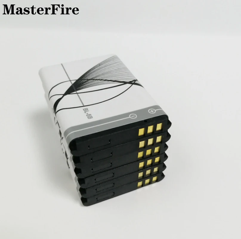 4x BL-5B BL5B 890mah 3.7V Batteria Del Telefono Ai Polimeri di Litio Per Nokia 3220 5320 Localizzatore GPS Plug-in Altoparlante Giocattolo Elettronico batterie