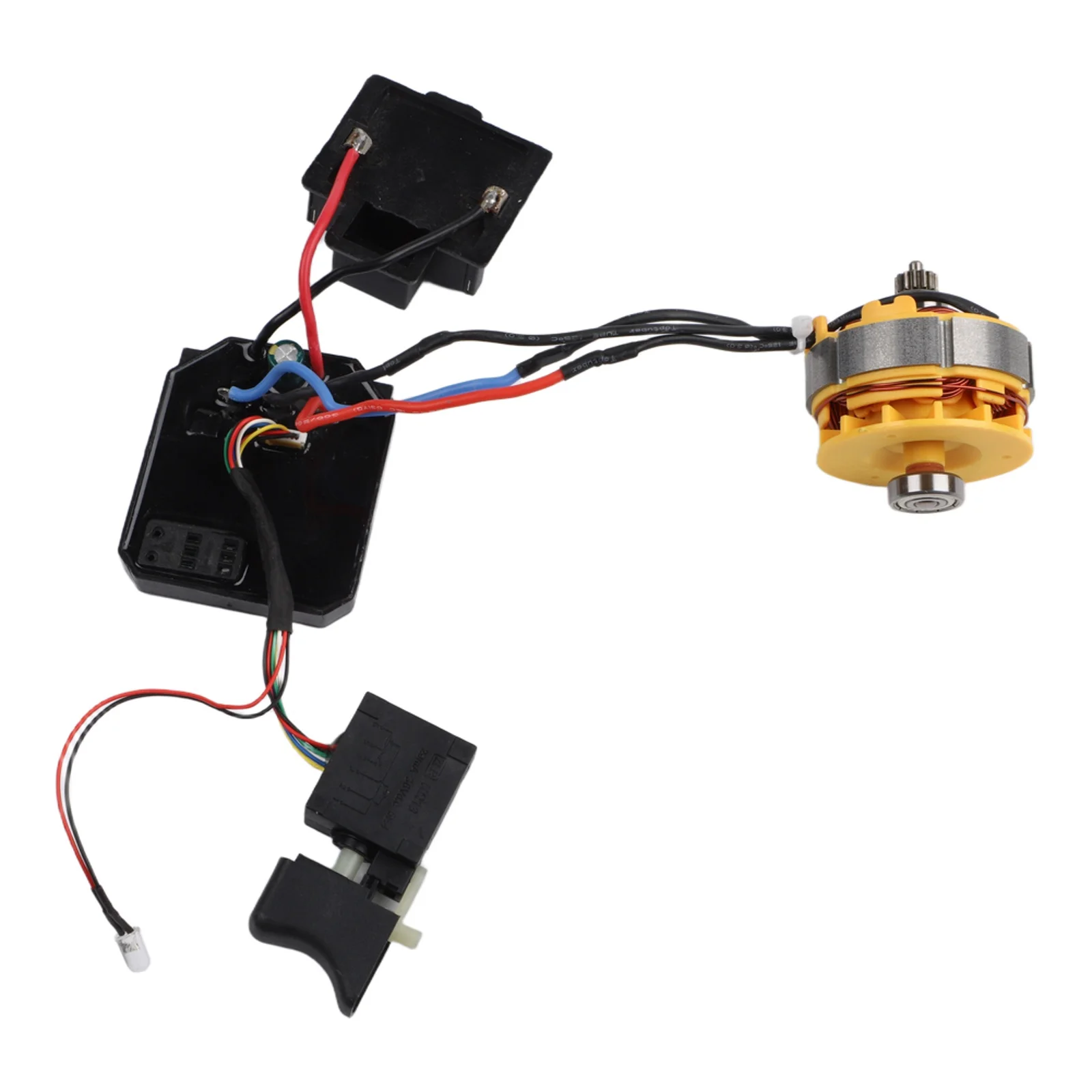 21V Brushless Lithium Electric Drill Motor Assembly 13 Teeth Electric Drill Switch Control Board Motor Power Tool Accessories