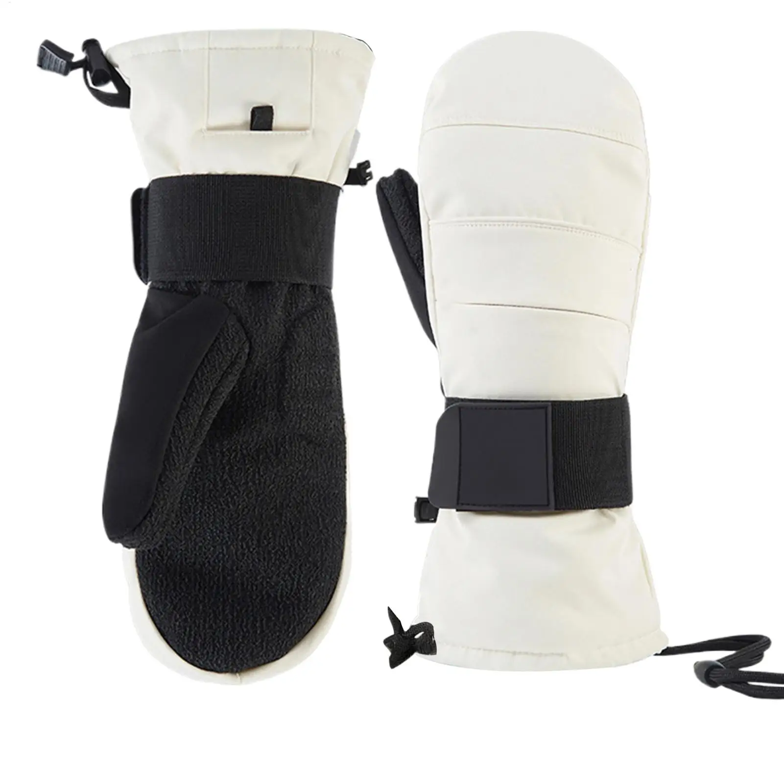 

Мотоциклетные перчатки для холодной погоды, ветрозащитные варежки с сенсорным экраном и защитой запястья, зимние перчатки на флисовой подкладке для мужчин, зимние мотоциклетные перчатки