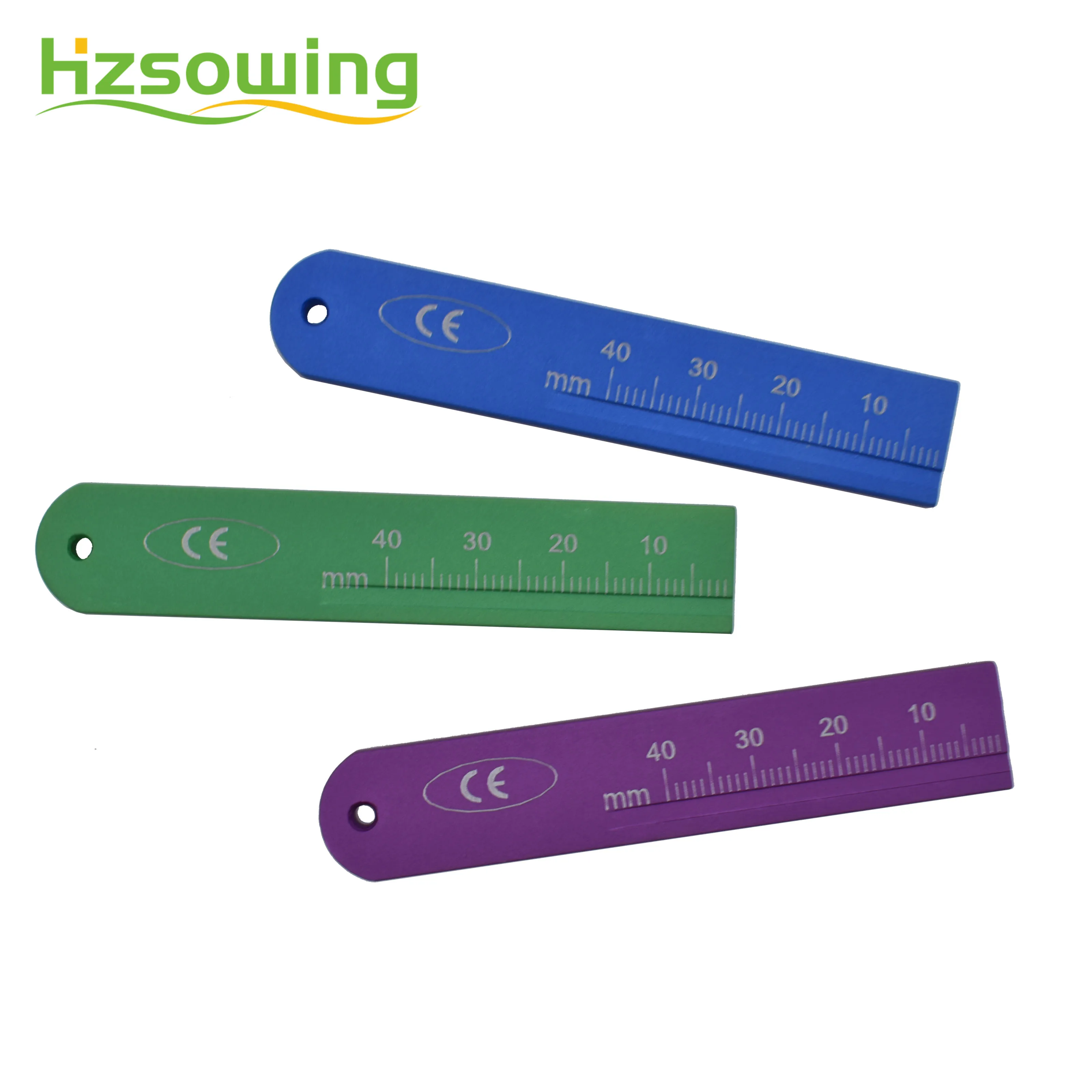 

Dental Endo Rulers Span Measure Scale Root Canal Files Measuring Tool Endodontic Aluminium Alloy Colorful Dentistry Ruler