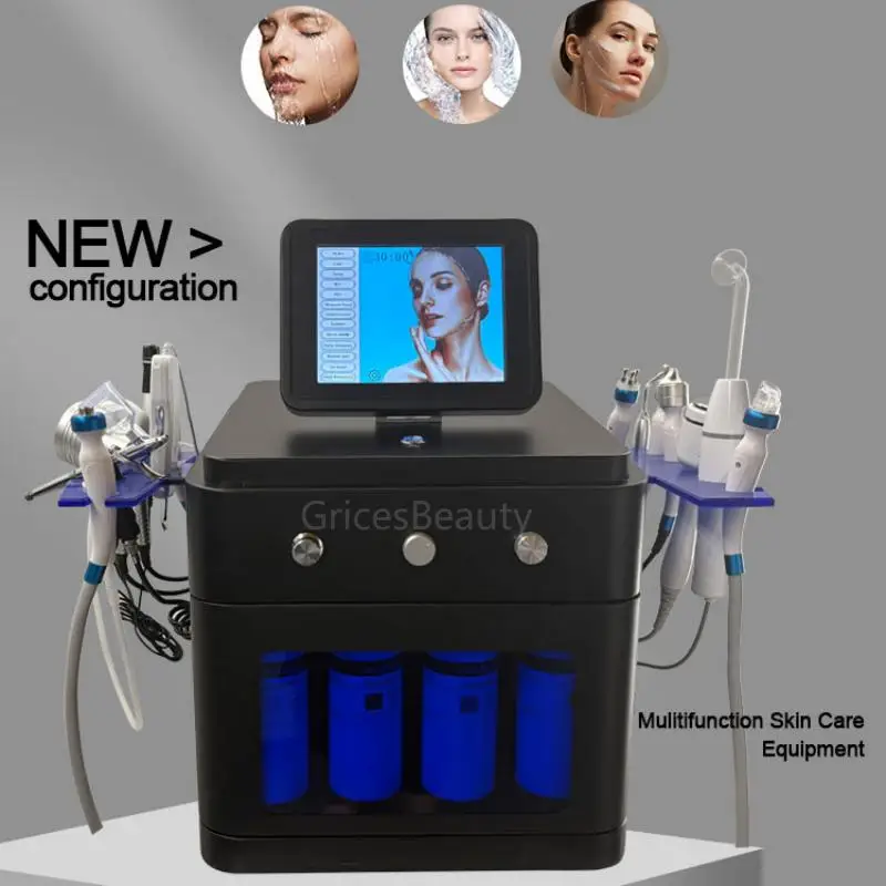 

14 In 1 Oxygen Facial Machine Skin Tightening Whitening Multi Function Facial Machine Facial Cleansing Device Beauty Salon Use