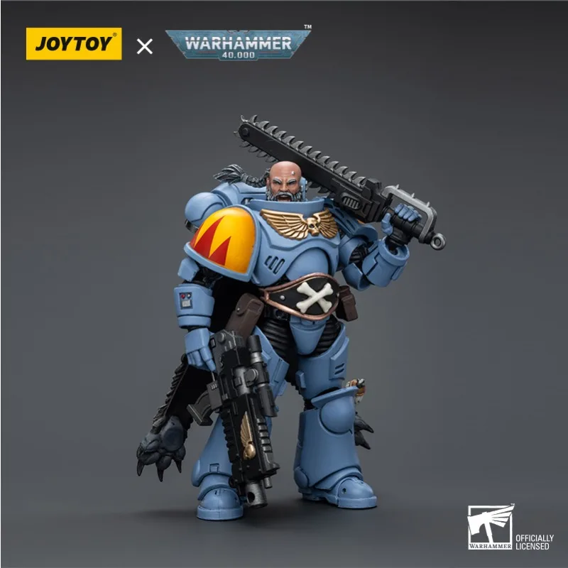 JOYTOY 1/18 Warhammer 40K Space Wolves Claw Team Gunnar Brothers PVC Anime Model Action Figures Toys Collection Gifts