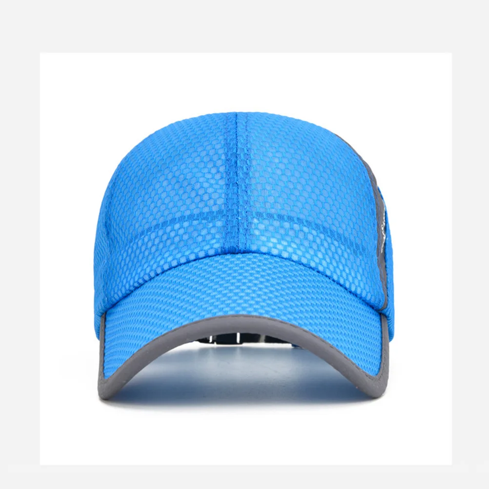 

Royal Blue Quick Dry Outdoor Sun Protection Baseball Cap Mesh Sports Hat Adjustable Sweatband Breathable Cooling Uv Blocking