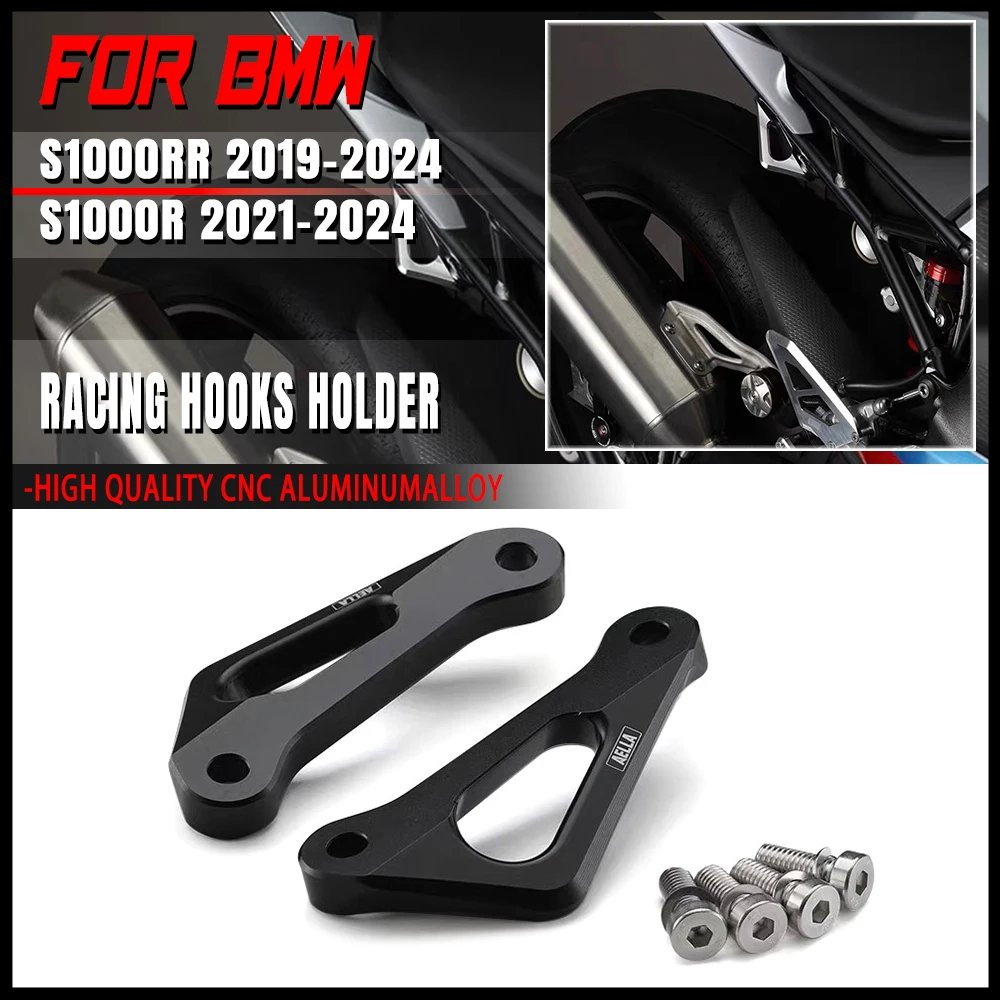 

Motorcycle Tie Down Hooks Strap Hooks Traction Assist Mounting Bracket Lashing Bracke For BMW S1000RR 2019-2024 S1000R 2021-2024