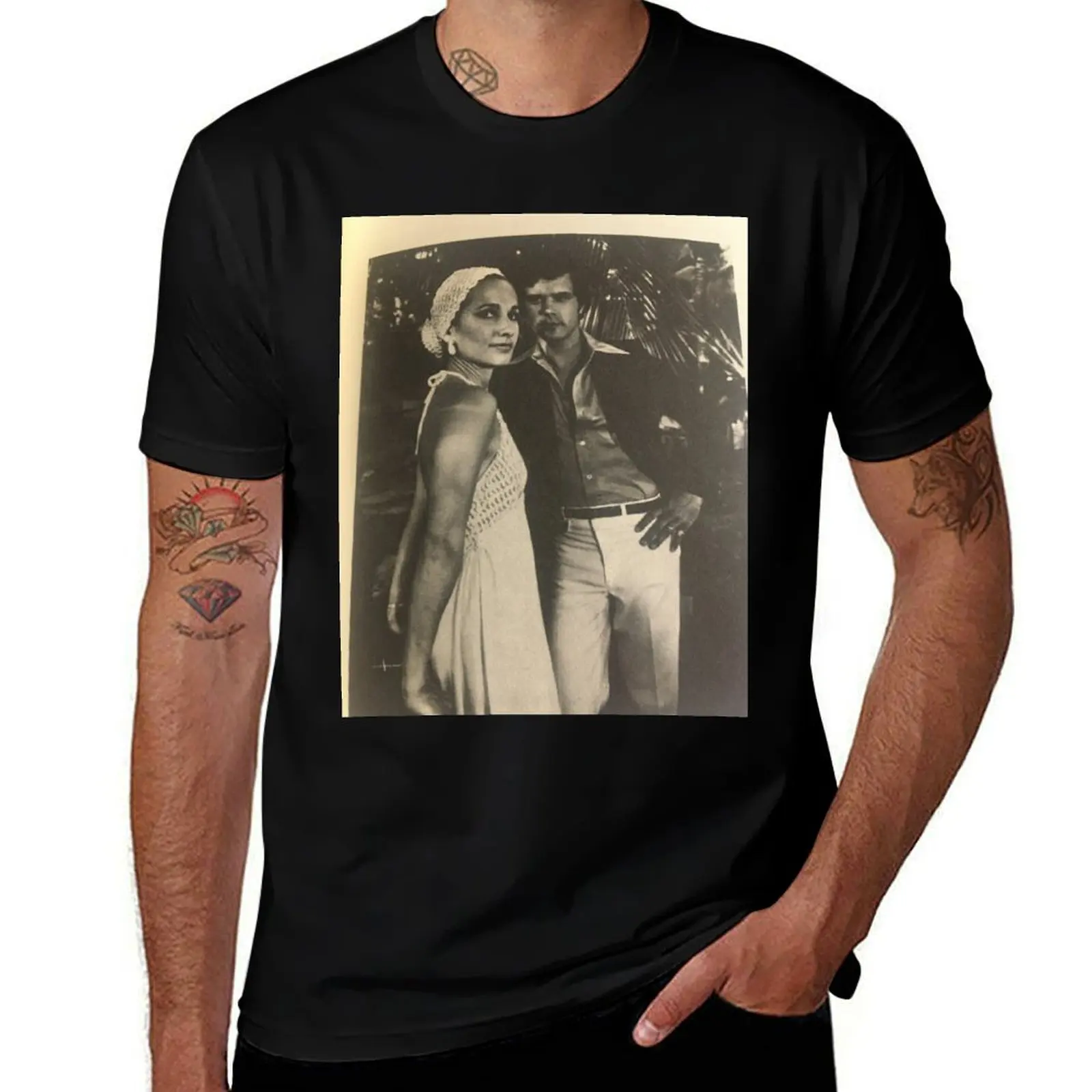 Erica Kane and Tom Cudahy on their honeymoon T-Shirt Basic Short Sleeve Cotton Blend T-Shirt