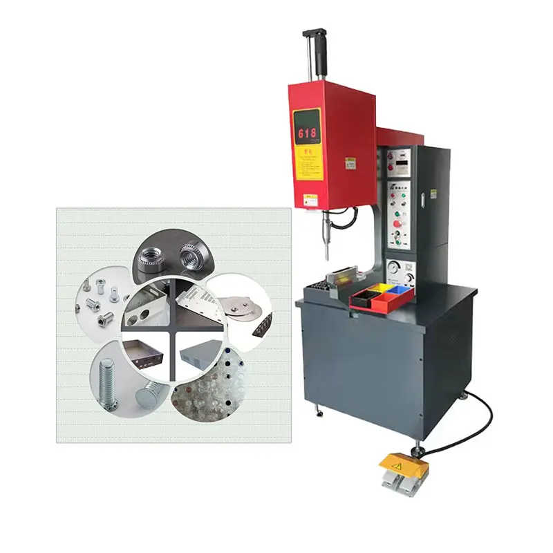 آلة التثبيت الهيدروليكية 824 لبرشام حذاء بطانة الفرامل #3