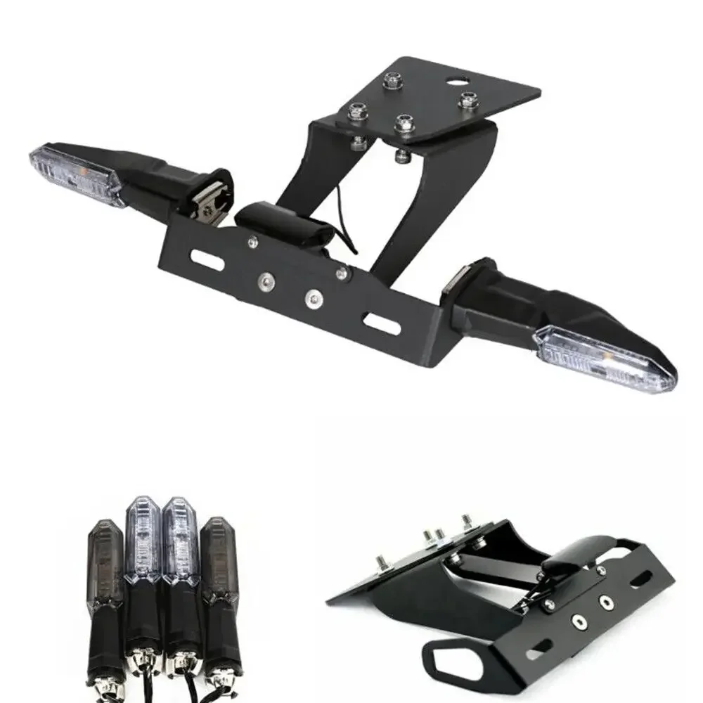 

For KAWASAKI NINJA ZX10RR ZX10R 2017-2022 Tail Tidy Plate Holder LED Fender Eliminator Turn Signal Light Whole set