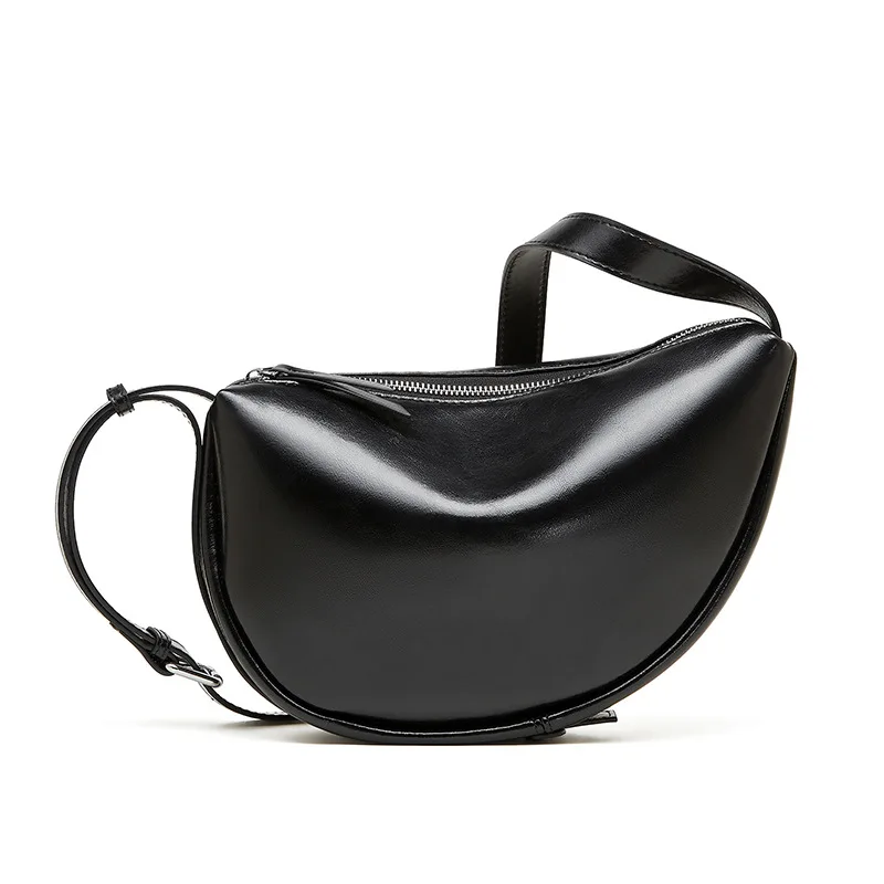 

Soft Leather Dumpling Bag Leather Bag Soft Leather Minimalist Crossbody Bag Women Female Luxury Fashion Handbag