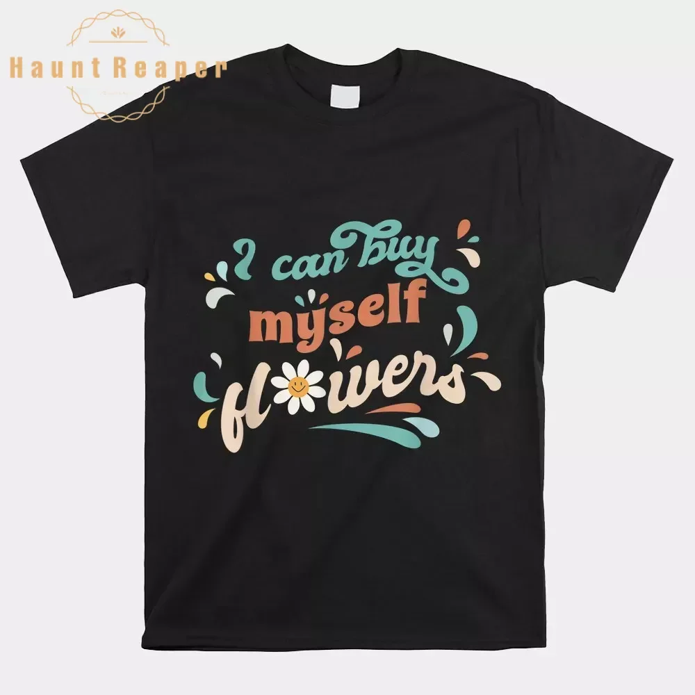 Мужская футболка Haunt Reaper, я могу купить себя, футболка с цветами, Графические Топы, дышащая ткань