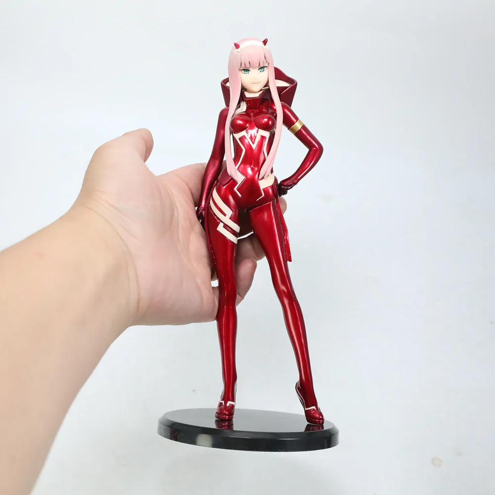 

Calede 24cm Darling in the Franxx Zero Two Suit Ver. Figure PVC Statue Model Doll Collection Ornaments Gift Toy