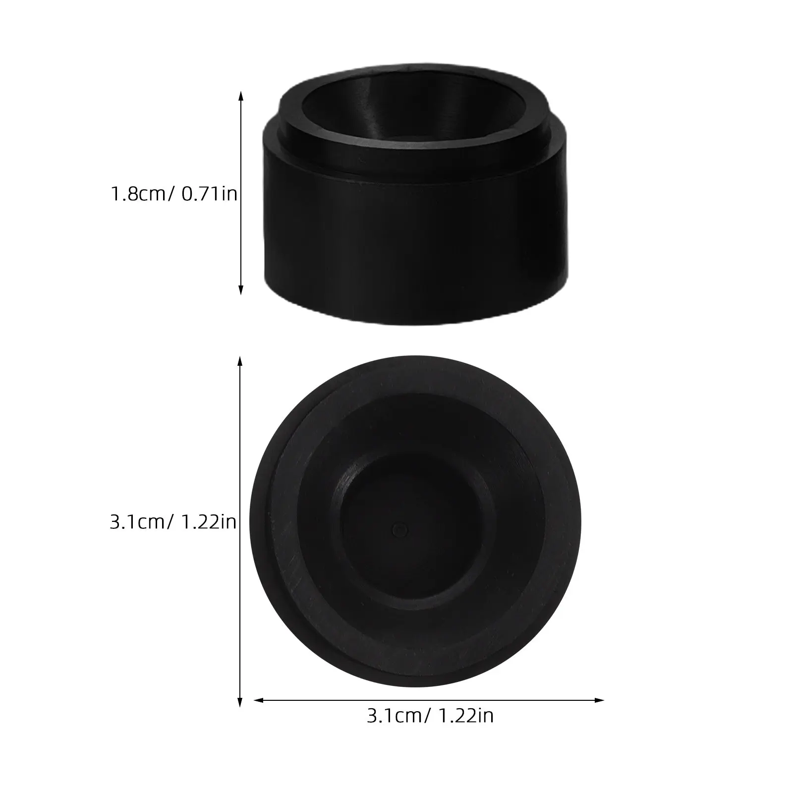 4Pcs Engine Cover Rubber Grommets Car Hood Buffer Bumpers Trim Mounts Compatible E61 Vibration Reduction