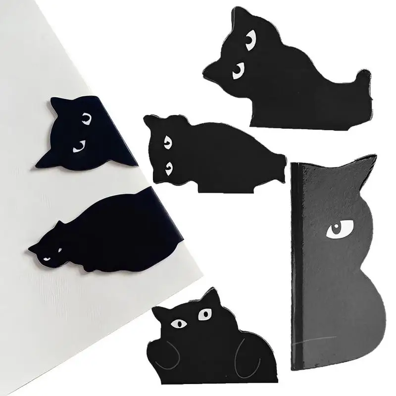 Magnetic Page Markers 6pcs Cute Cats Magnetic Page Markers Magnetic Page Clips Bookmarks Bookmarks For Women Teachers Students