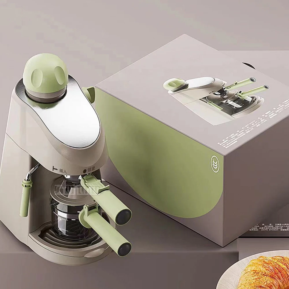 Портативная кофеварка с экстрактом, домашний Ретро полуавтоматический мини-кафе