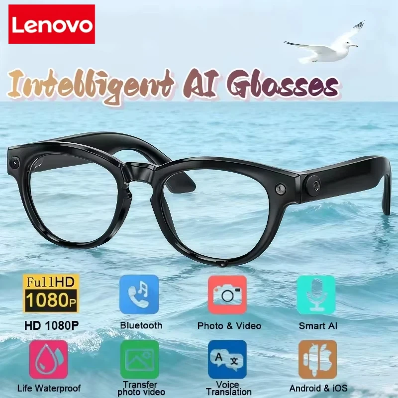 

GS380 AI умные очки для камеры 200MP Bluetooth умные очки вызов воспроизведение музыки распознавание объектов AI перевод многофункциональный