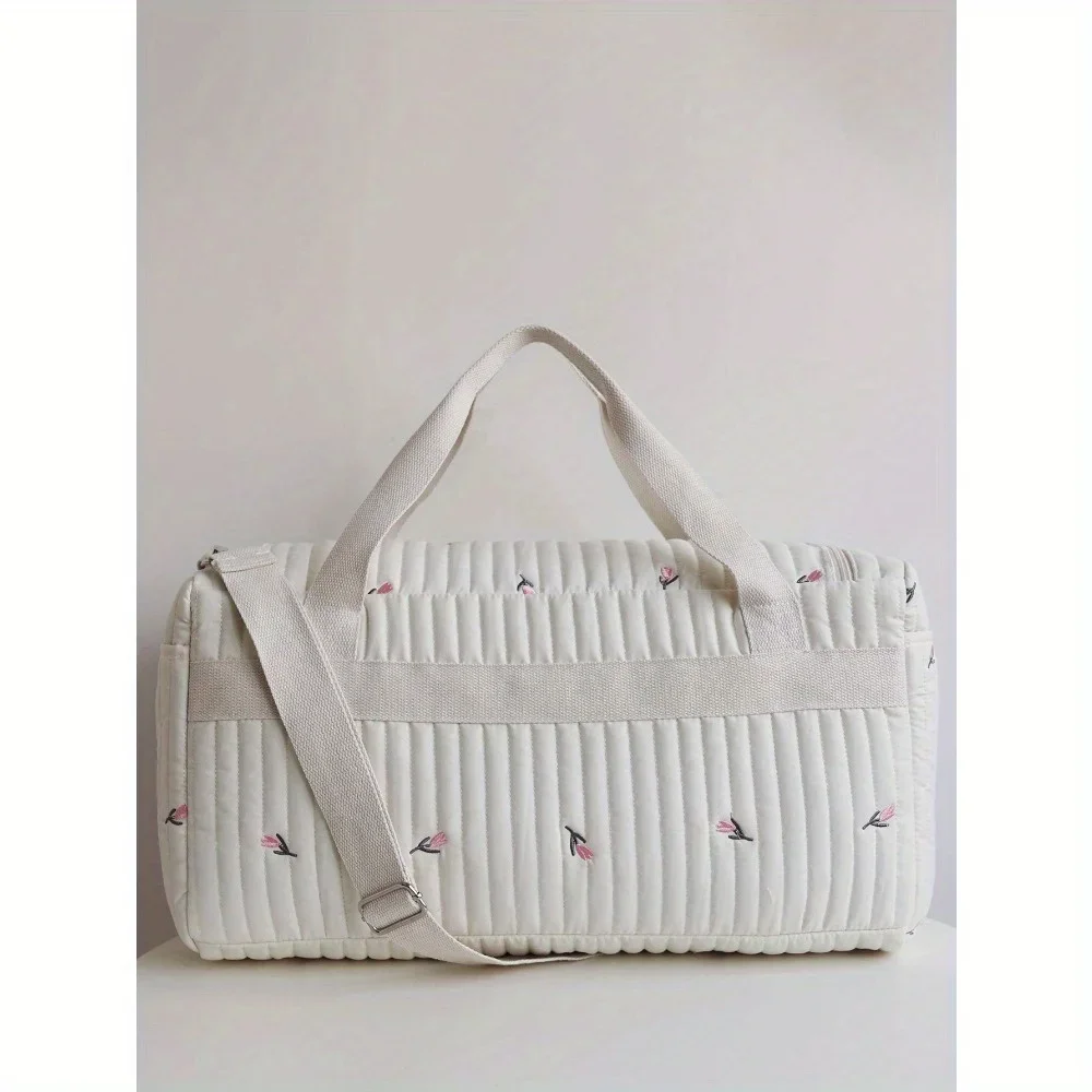 

New quilted girls travel bag short-distance lightweight large-capacity luggage bag portable shoulder bag leisure bag