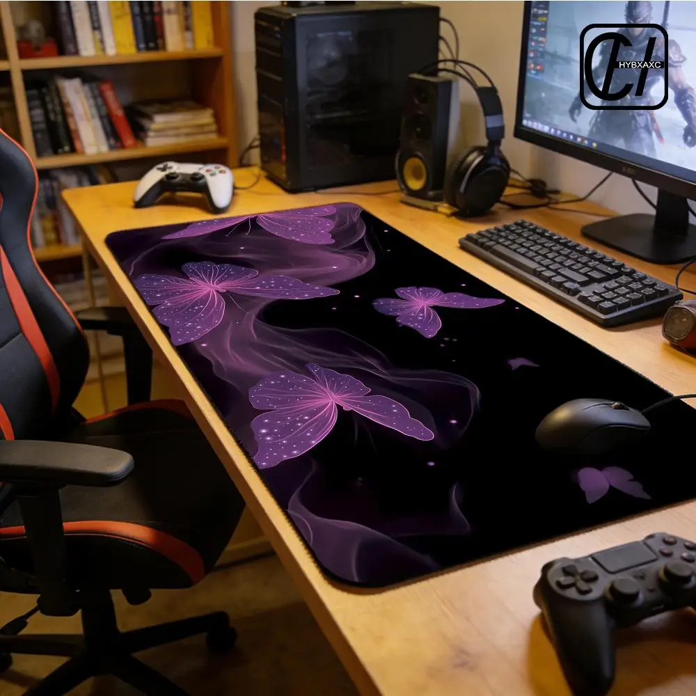 

Beautiful Butterfly Mouse Pad Large Mouse Pad & Computer Game Gamer Gaming Accessories Computer Offices HYB XXC Desk Mat