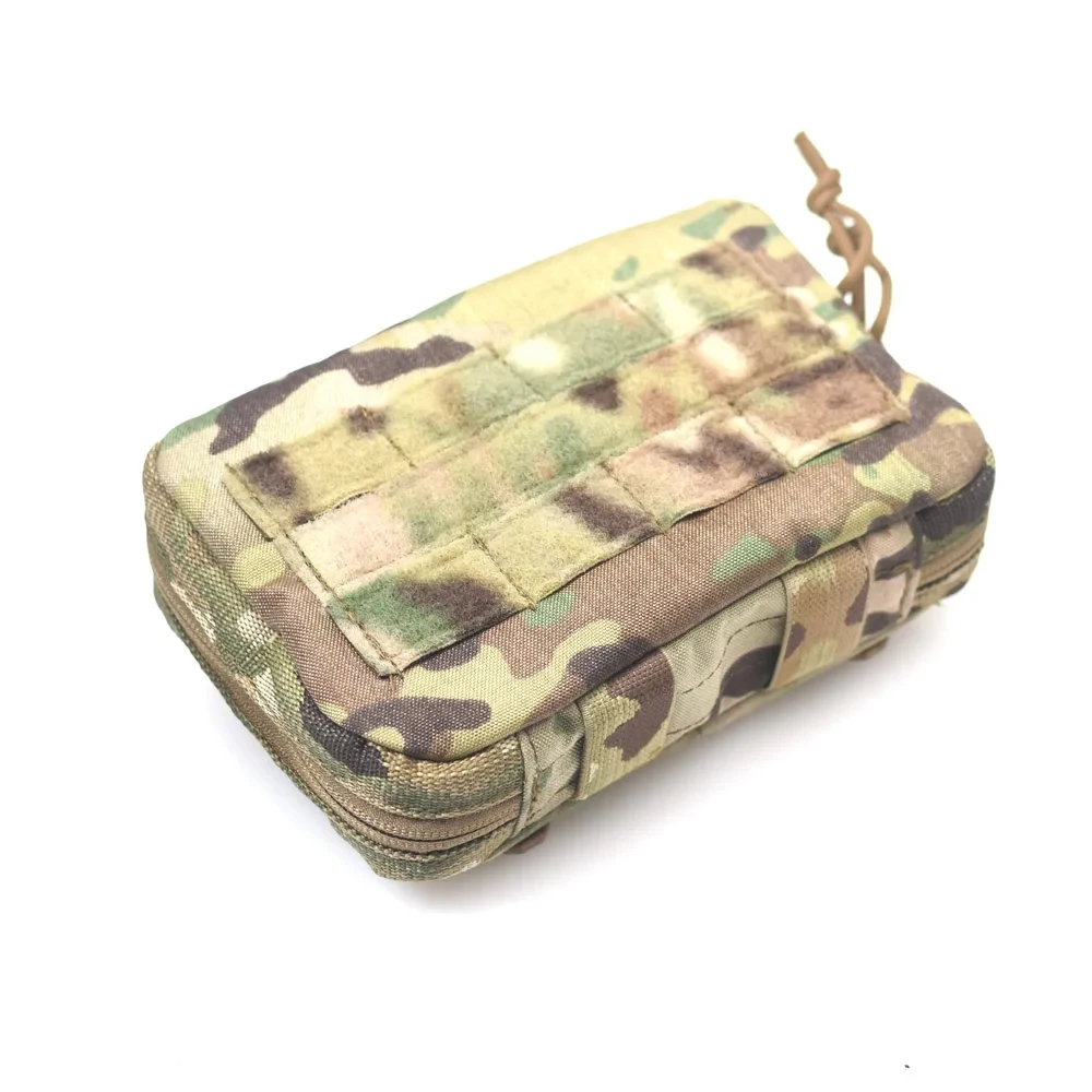 Imagem -04 - Molle Multi-function Tool Bags Outdoor Vest Pouch Chest Dump Storage Bolsa Admin Pouch