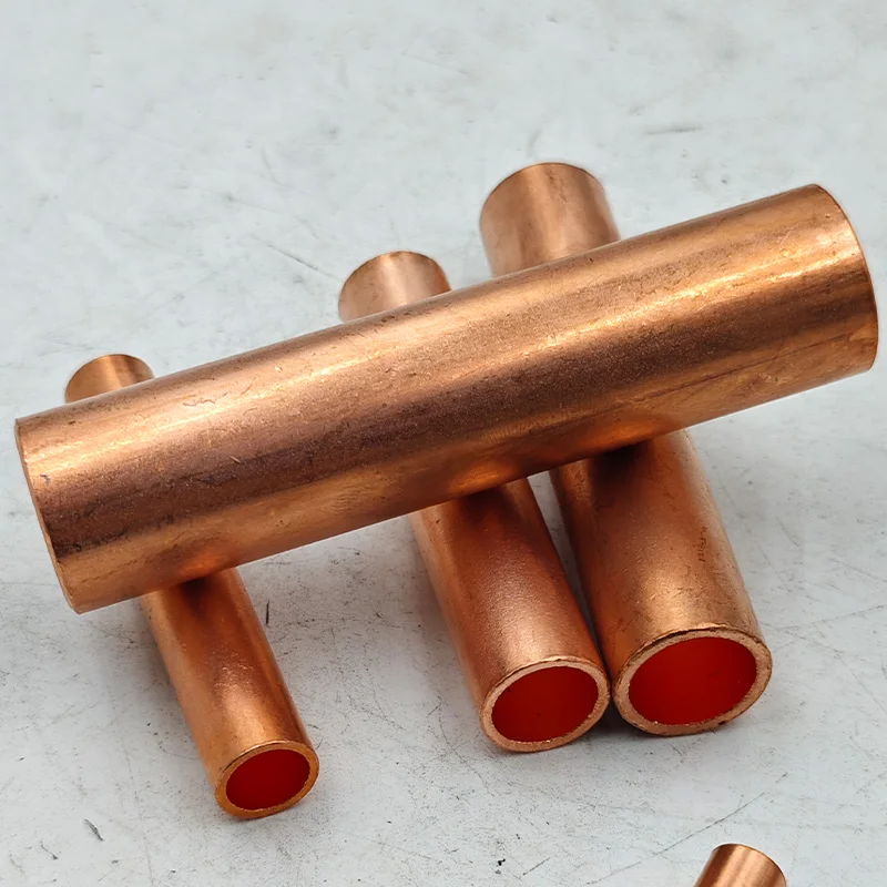 Copper Tube Butt Splice Terminals Battery Welding Cable Crimp Terminal OD 2.2mm To 9mm