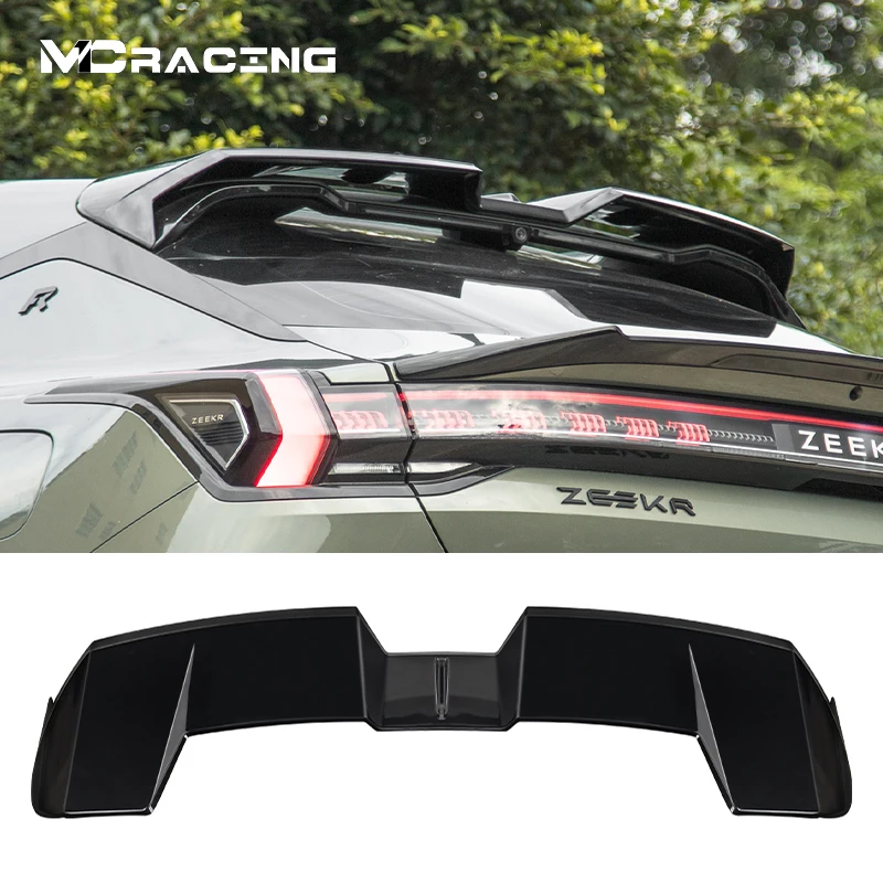 MC racing For ZEEKR 001 2021-2024 Sports Top wing/tail wing Trunk Spoiler Lip ABS Wing Spoiler Zeekr Car Styling Accessories