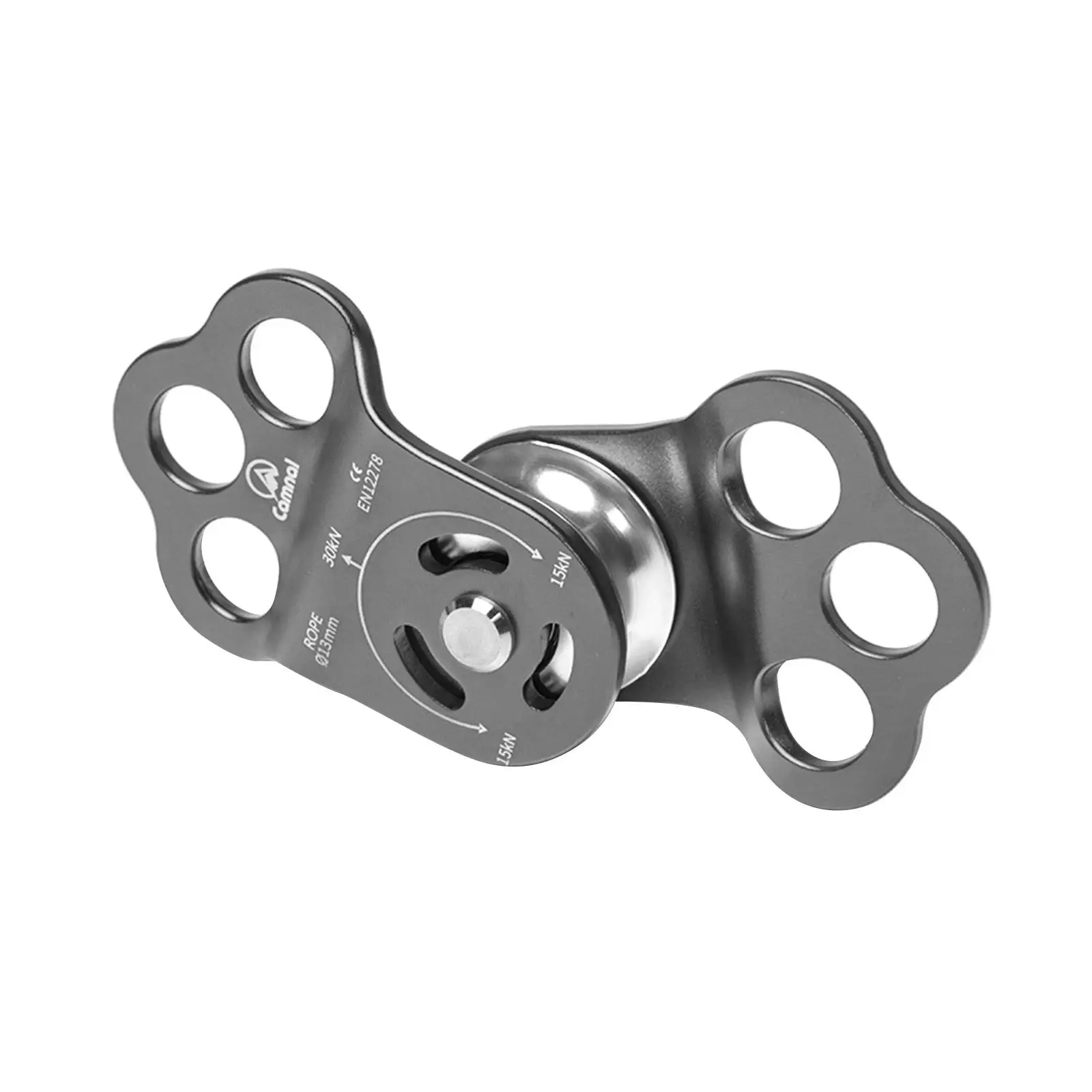 

Шкив для скалолазания, оборудование для шкива, простая установка, 30 кН для веревки диаметром 8–13 мм