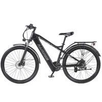 RANDRIDE YG70 27.5Inch Off-road Fatbike1000W 14AH Folding Electric Bicycle with 27 Speed for Man Woman Full Suspension
