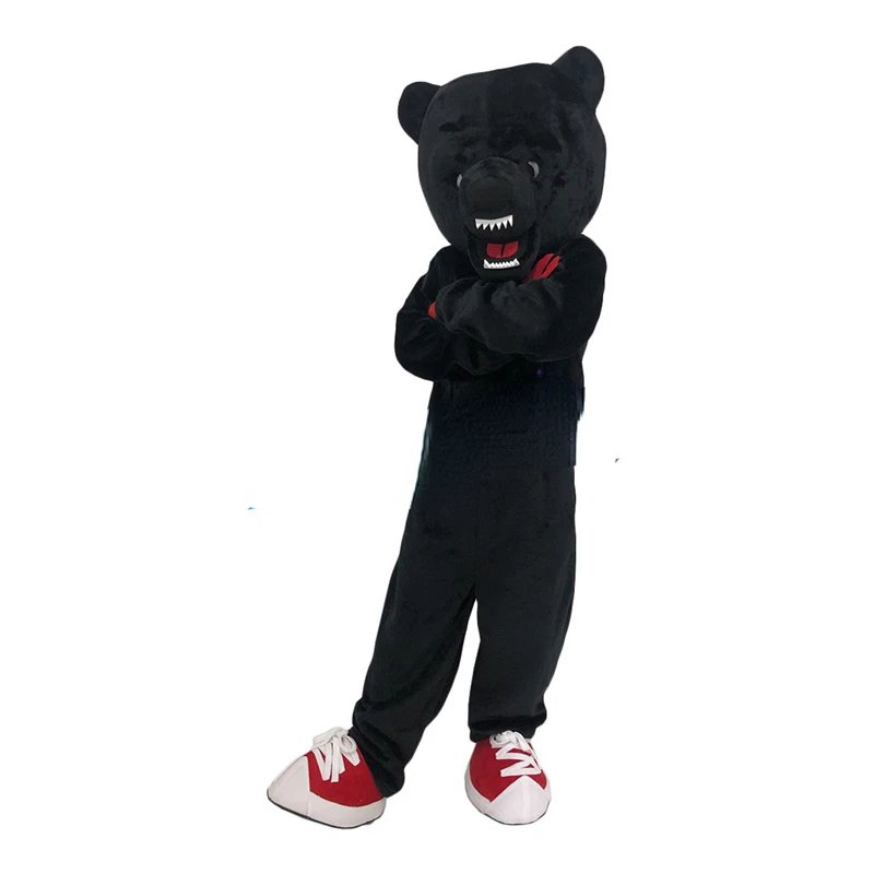 Black Bear Event Custom Furry Party Mascot Prop Costumes Stage Performance Costume Walking Puppet Animal Costume