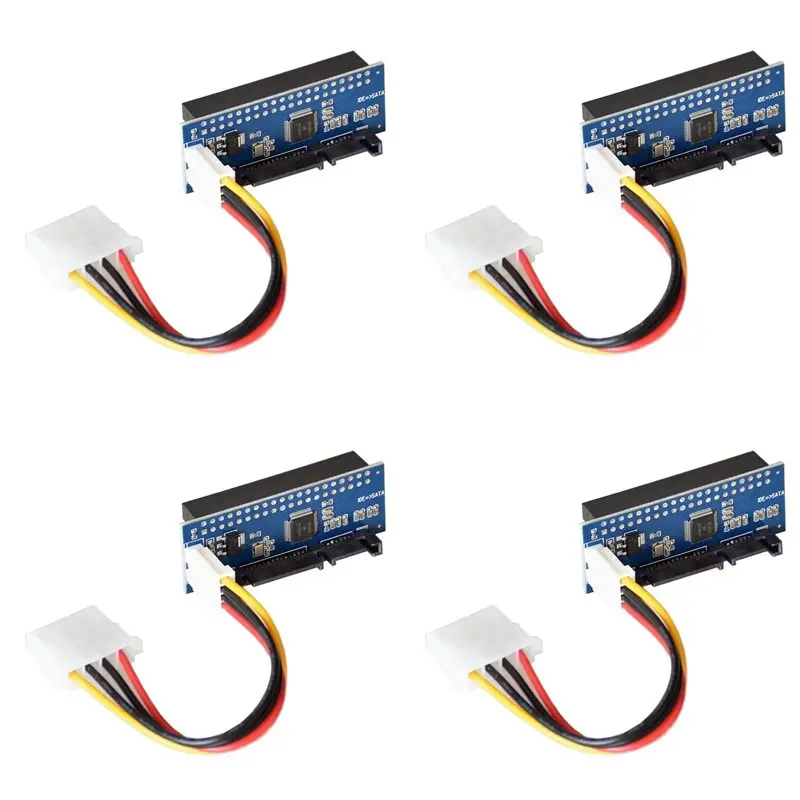 Ingenious-4X HDD 3.5 IDE To SATA Adapter Hard Disk Converter PATA IDE 39/40Pin To SATA 22Pin Hard Drive Connector With Data Cabl