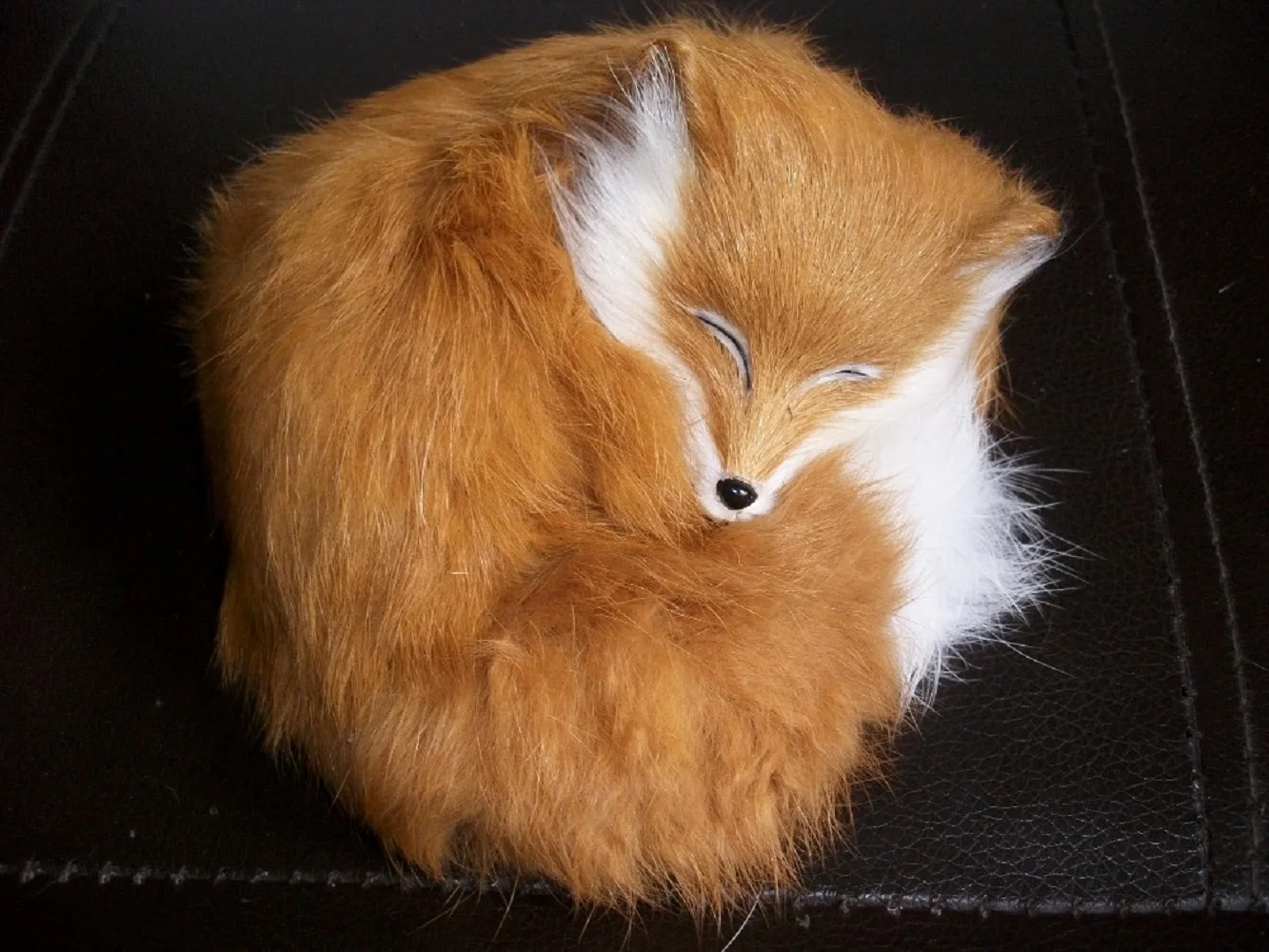 14cm Small Cute Yellow Fox Doll Toy Sleeping Simulation Soft Fox Mascot Gift