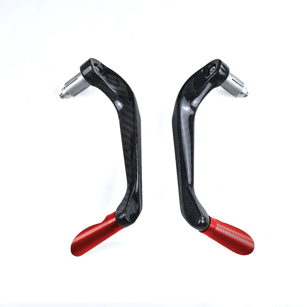 1 Pair Universal 100% 3K Real  Carbon Motorcycle brake clutch lever Safe Protection For NINJA 650  400  Z800 Z400 Z600  CB650