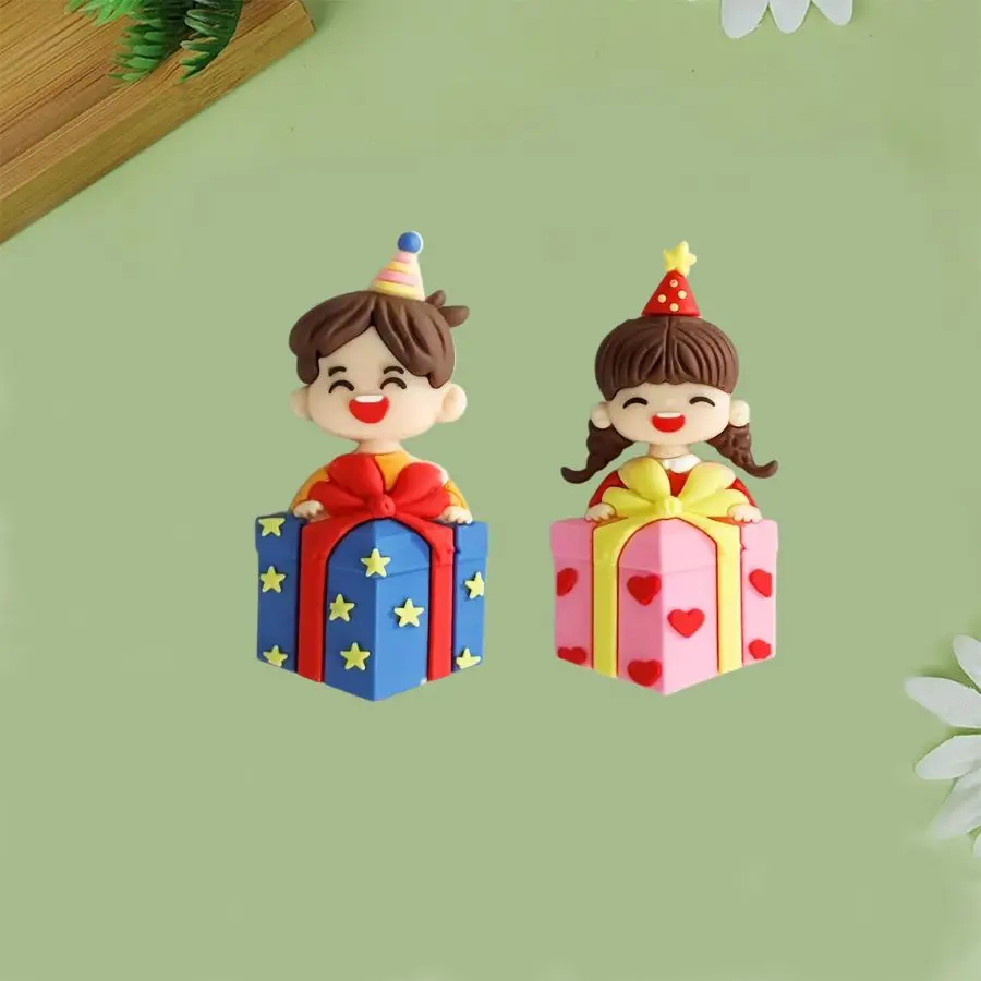 Kreative, niedliche Geschenkboxen für Jungen und Mädchen, Kuchendekorationen und Dekorationen zum Kindertag, Geburtstagsgeschenke, Partyzubehör. – Detail 6