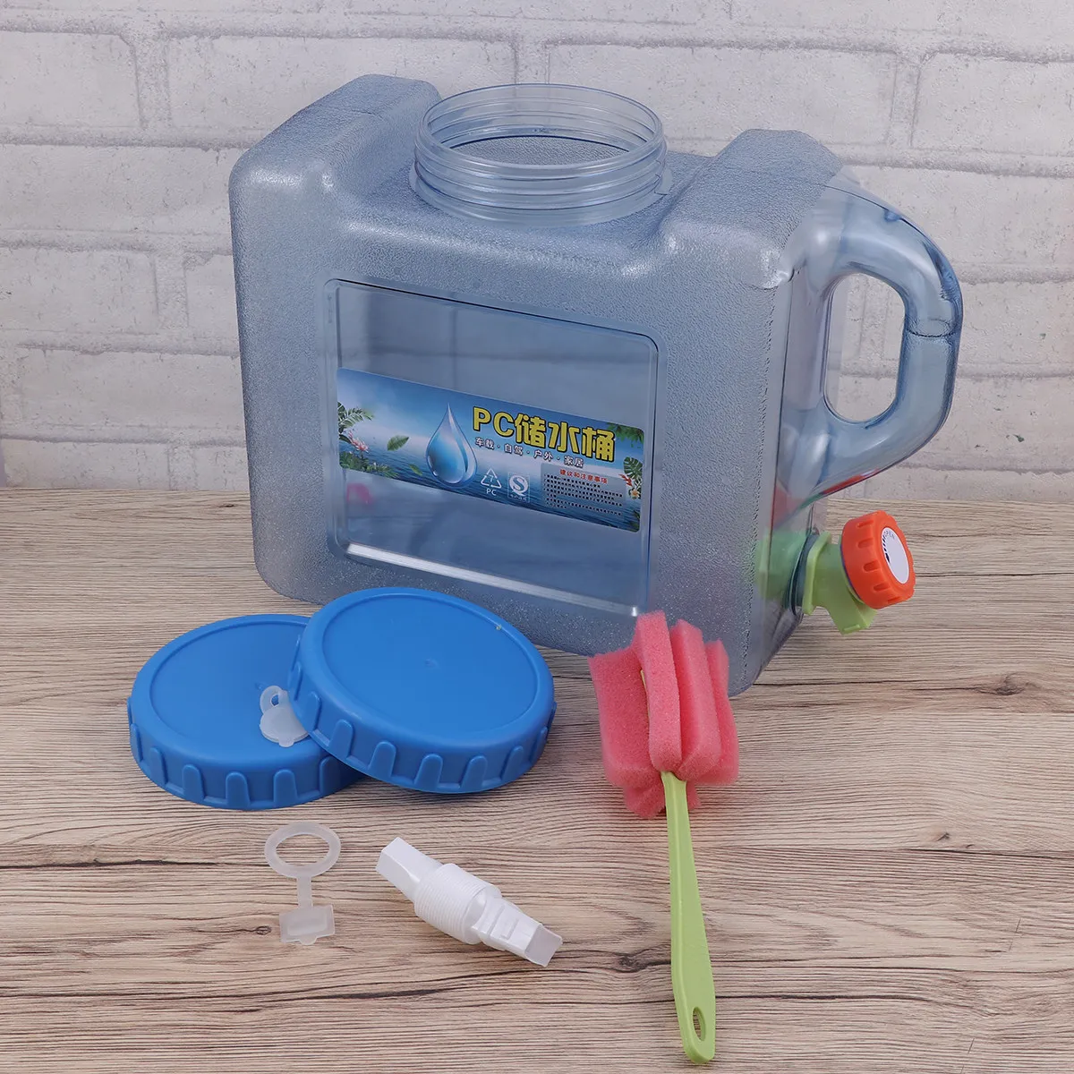 

5L Portable Water Storage Bucket Durable For Camping Hiking Outdoor Travel Use Convenient Water Tank Self-Driving Fishing Trips