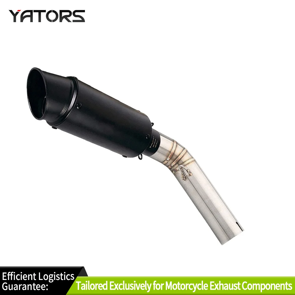 

Exhaust Systems Exhaust Mid Connect Pipe Black Muffler Slip On For Suzuki GSXR 600/750 2006-2007 Exhausts Pipes