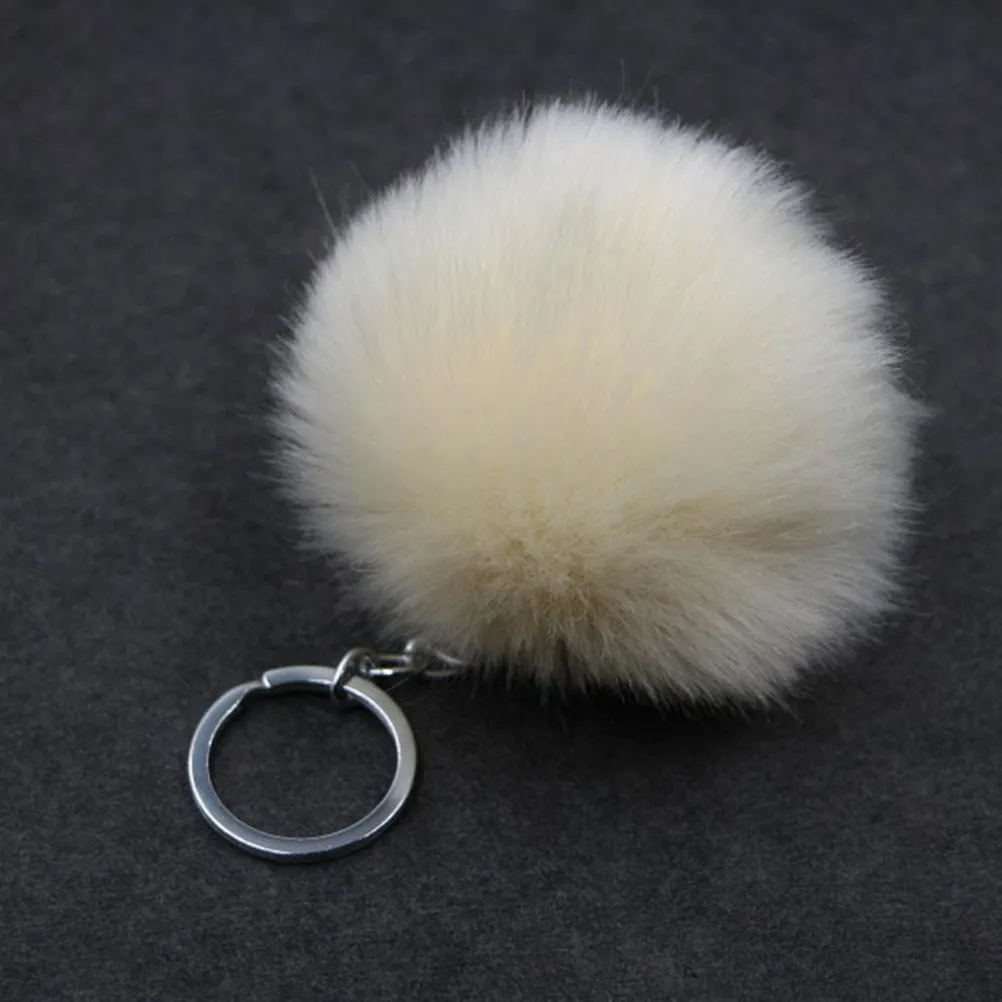 

16Pcs Ball Key Ring Fashion Creative Keychain Bag Pendant Car Key Decoration Ball Keyring Creative Keychain