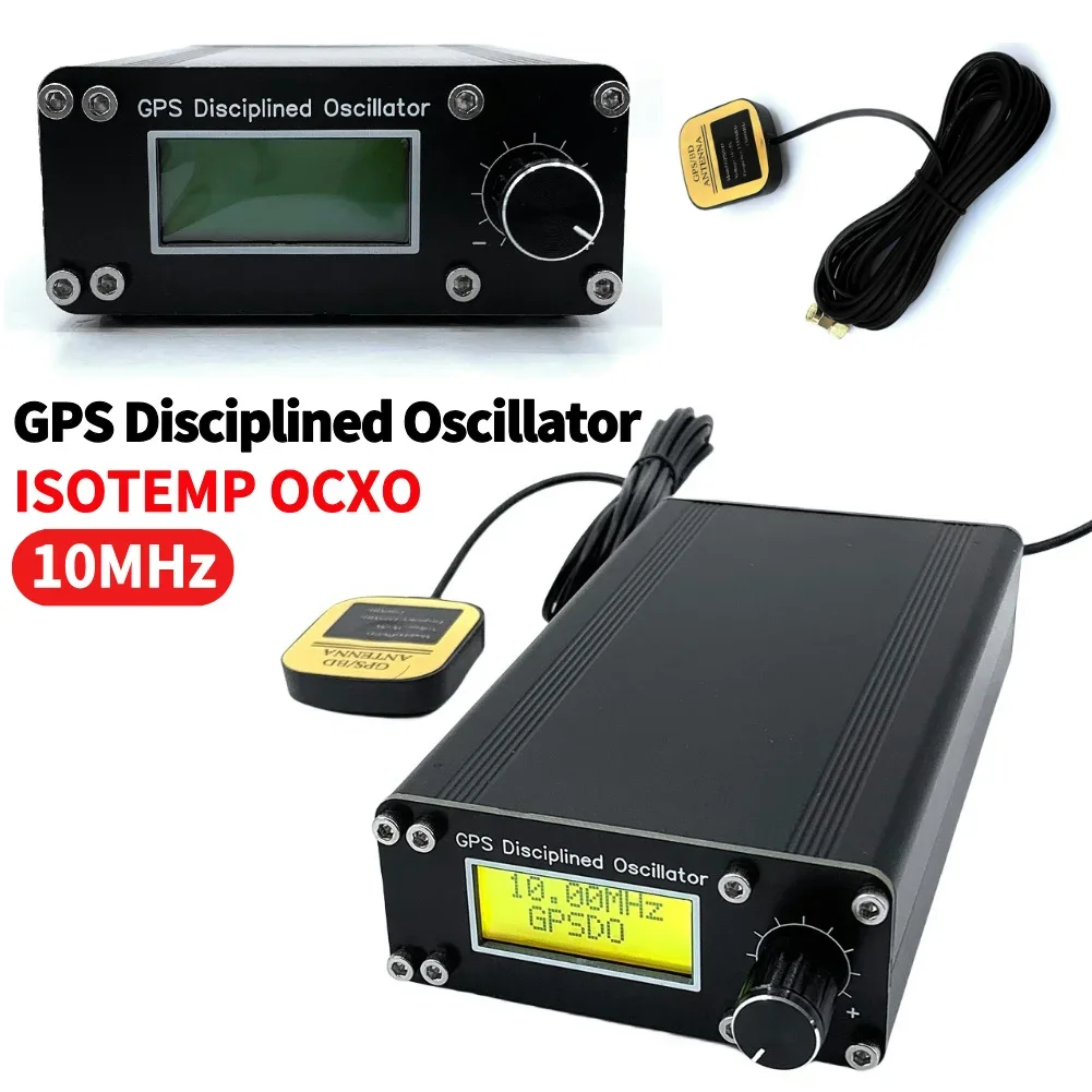 GPSDO GNSS عرض ملون منفصل OCXO تردد 10 ميجا هرتز 1PPS ساعة GPS لأجهزة فك تشفير الصوت مربع موجة الإخراج #1