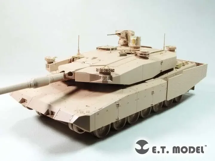 ET Modelo E35-261 Alemán Leopard 2 Revolution 1 Detalle del tanque de batalla principal Parte arriba