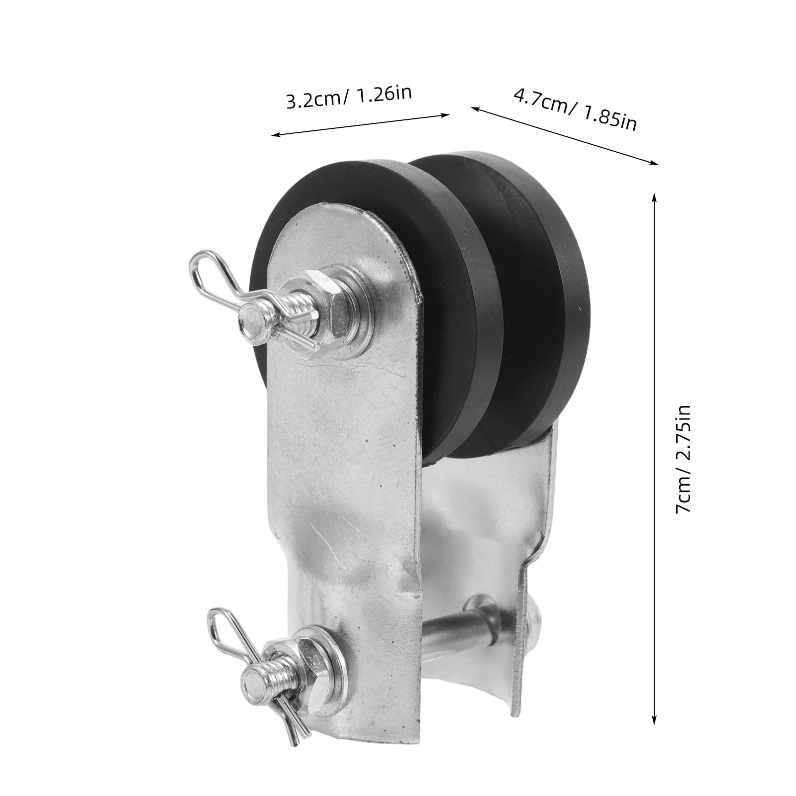 2Pcs Ceiling Fan Light Fixing Clamp Pulley Secure Installation Heavy Duty Mount Bracket DIY Project Ceiling Fan Brace Kit