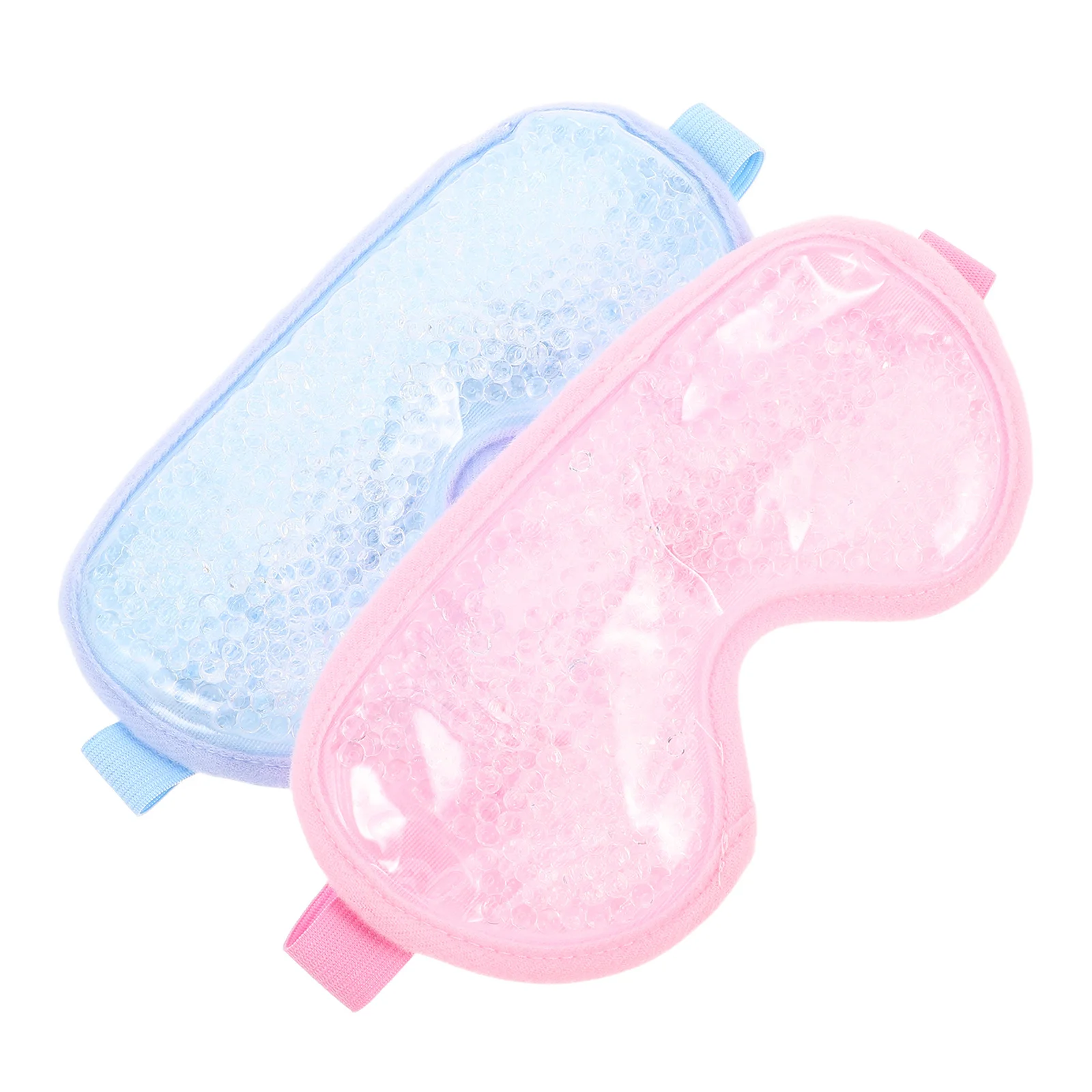 

2 шт. многоразовая гелевая маска для глаз, горячая и холодная терапия для темных кругов, облегчение отечности, охлаждающий компресс, сухие глаза, головная боль, уход за кожей, спа