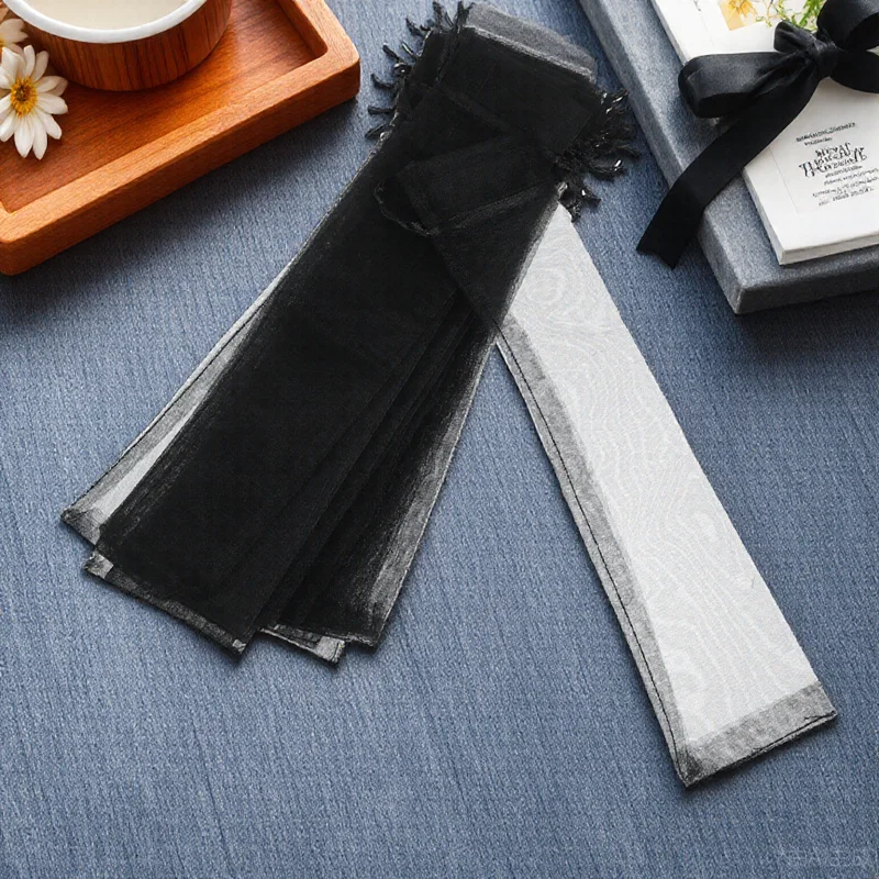 

50Pcs Mesh Drawstring Bags for Hand Fans Breathable Gauze Folding Fan Pouches Small Storage Drawstring Bag Gauze Bags