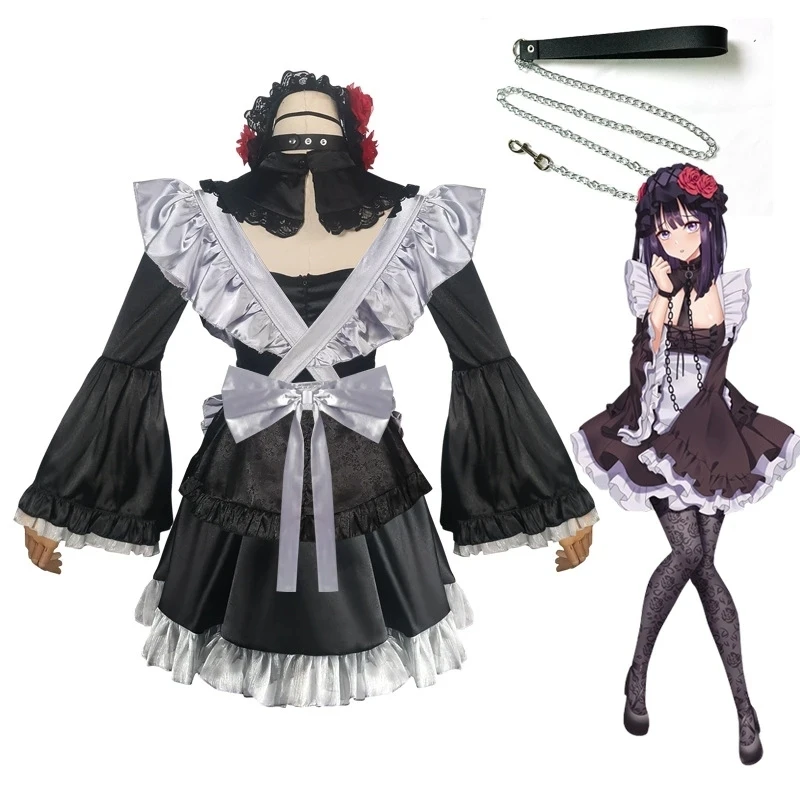 Anime My Dress Up Darling Girl Cosplay Kostüm Marin Kitagawa Kuroe Shizuku Maid Kleid Perücke Anzug Lolita Uniform Karneval Geschenk