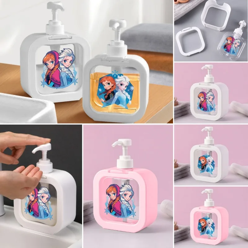 

300ml Frozen Bathroom Soap Dispensers Refillable Lotion Shampoo Shower Gel Holder Portable Travel Dispenser Empty Pump Bottles