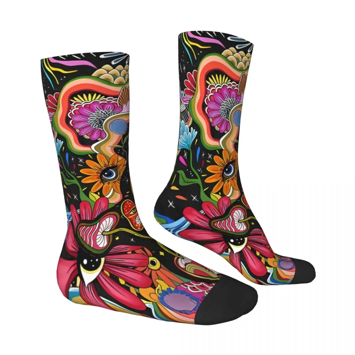 Miracle Mushroom Sock Printed Man Polyester