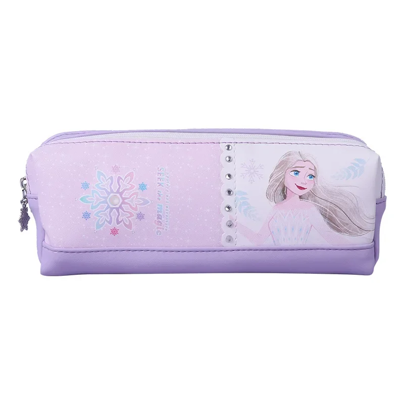 Disney Elsa Etui Schattige Anime Cartoon Frozen Fashion Girl & Kind Grote Capaciteit Waterdichte Schoolbenodigdheden Kerstcadeaus