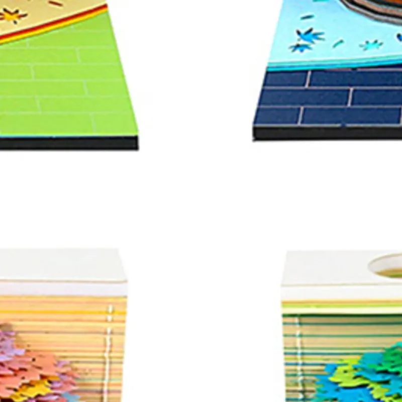 

Календарь Time Piece 2026 Настольный календарь со светодиодной подсветкой 3D-разрывной календарь Резьба по бумаге Художественный блокнот Блокнот Подарок на Рождество