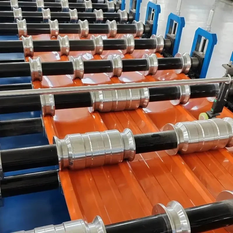 Fully Automatic Trapezoid/Corrugated Roofing Sheet Making Machine Tile Making Machine Roof Sheet Crimping Machine