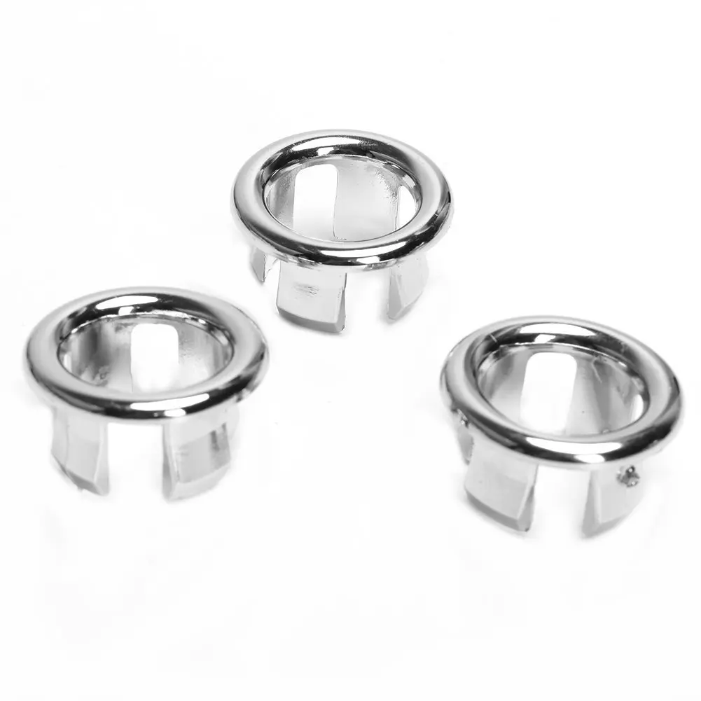 

B45C 3 Bathtub Sink Ring Overflow Cover Spare Sink Basin Cover Bathroom Ceramic Basin Overflow Ring