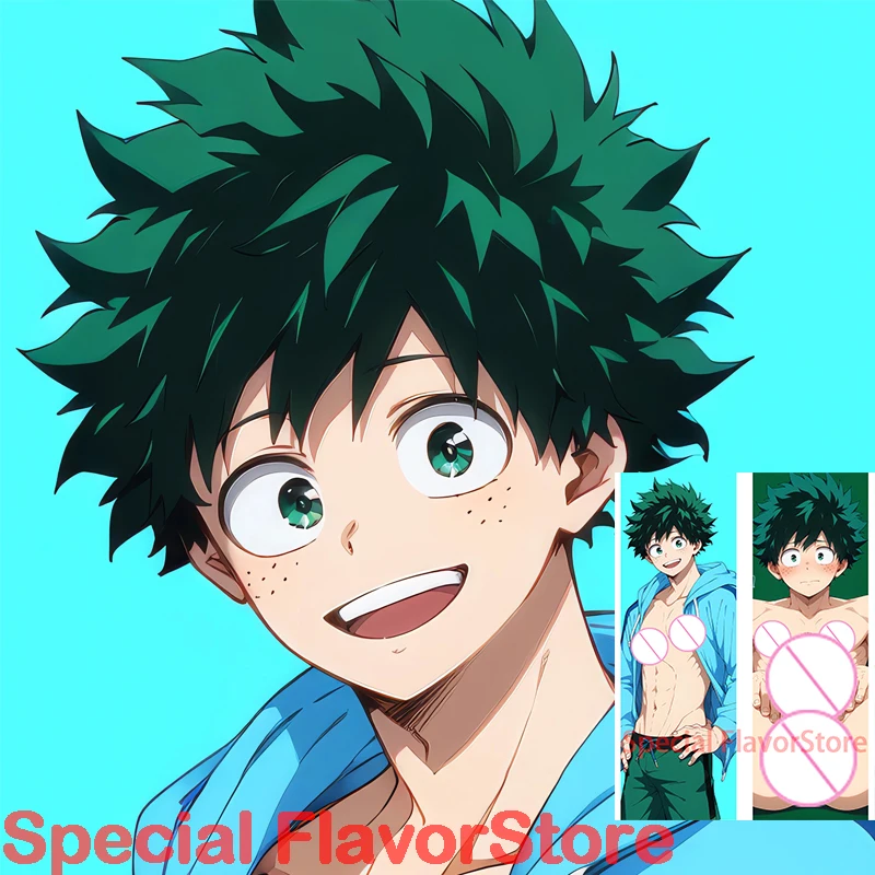 

Dakimakura anime Midoriya Izuku Double-sided Print Life-size body pillows cover Adult pillowcase