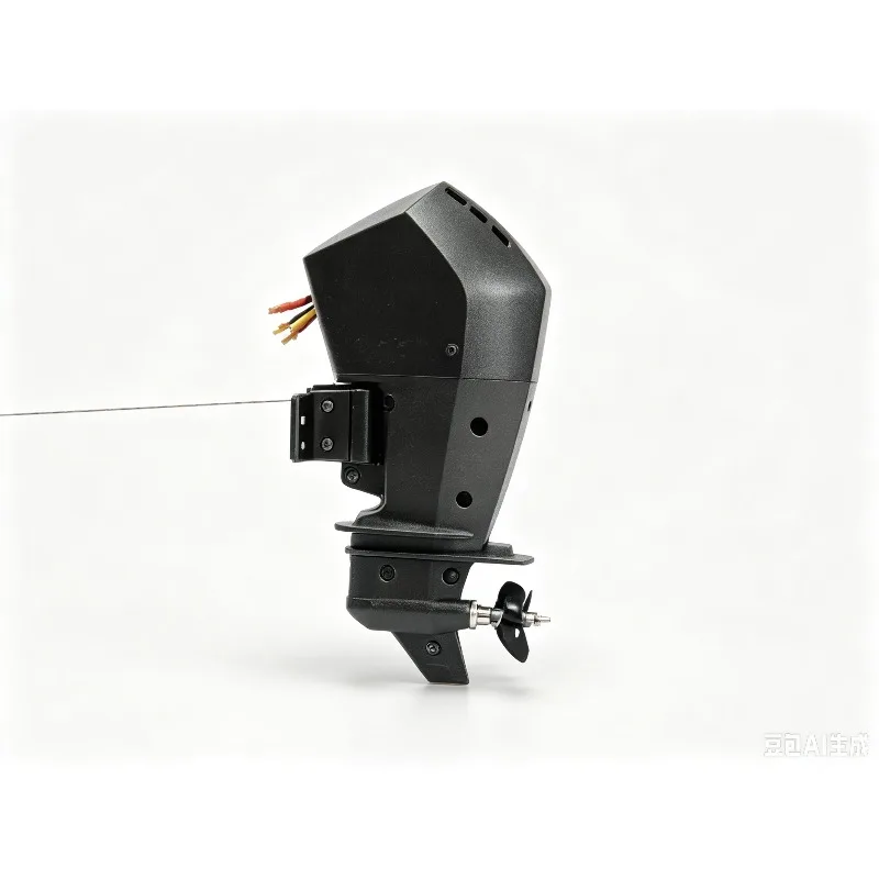 1/12 Scale RC Boat Outboard Motor 2445 Brushless Water Cooled Metal Drive Shaft Stainless Steel Gear Upgrade Part DIY