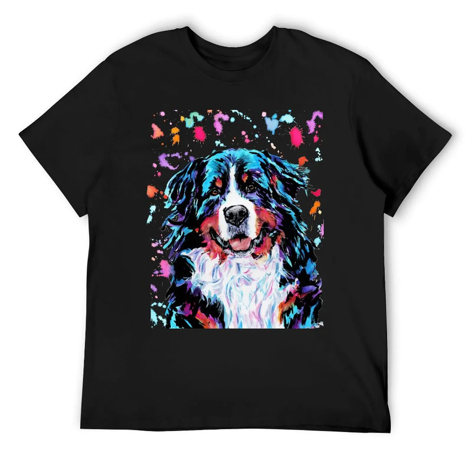 

Watercolour Bernese Mountain Dog T-Shirt tees customs plus size tops mens t shirts pack